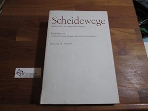 Bild des Verkufers fr Scheidewege. Jahresschrift fr skeptisches Denken. Jahrgang 18, 1987/1989 zum Verkauf von Antiquariat im Kaiserviertel | Wimbauer Buchversand