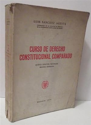 Imagen del vendedor de Curso de derecho constitucional comparado a la venta por Librera Torres-Espinosa
