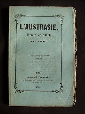 L'Austrasie - Revue de Metz et de Lorraine - Septembre 1855