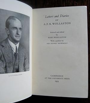 Image du vendeur pour Letters and Diaries. Selected and edited by Mary Wollaston. With a preface by Sir Henry Newbolt mis en vente par James Fergusson Books & Manuscripts