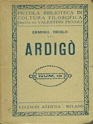 Immagine del venditore per Ardigo' venduto da Librodifaccia