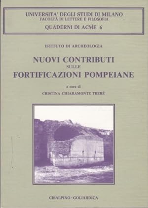 Bild des Verkufers fr Nuovi contributi sulle fortificazioni pompeiane zum Verkauf von Librodifaccia