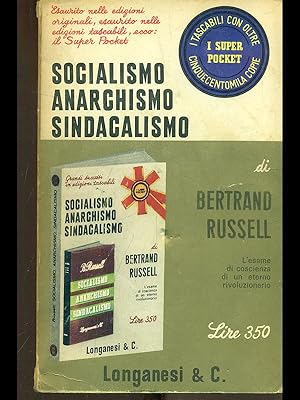 Bild des Verkufers fr Socialismo, anarchismo, sindacalismo zum Verkauf von Librodifaccia