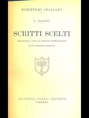Imagen del vendedor de Scritti scelti a la venta por Librodifaccia