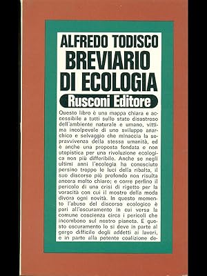 Bild des Verkufers fr Breviario di ecologia zum Verkauf von Librodifaccia
