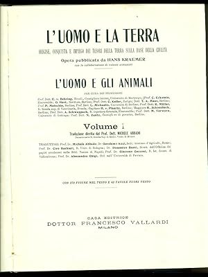 Imagen del vendedor de L'uomo e la terra vol I a la venta por Librodifaccia