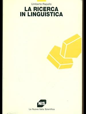 Bild des Verkufers fr La ricerca in linguistica zum Verkauf von Librodifaccia