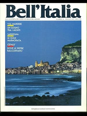 Bild des Verkufers fr Bell'Italia n.74 giugno 1992 zum Verkauf von Librodifaccia