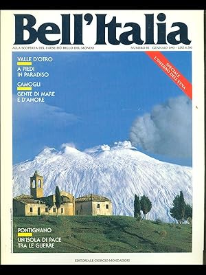 Bild des Verkufers fr Bell'Italia n.81 gennaio 1993 zum Verkauf von Librodifaccia