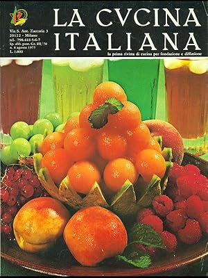 Immagine del venditore per La cucina italiana n.8 agosto 1975 venduto da Librodifaccia