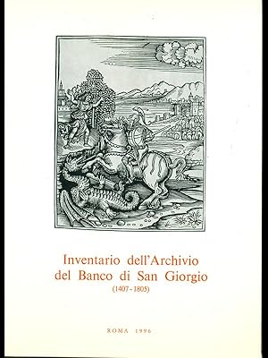 Imagen del vendedor de Inventario dell'Archivio del Banco si San Giorgio (1407-1805) vol.4 tomo 7 a la venta por Librodifaccia