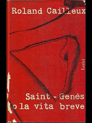 Seller image for Saint-Genes o la vita breve for sale by Librodifaccia