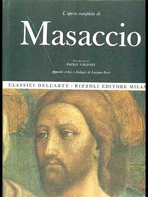 Seller image for L'opera completa di Masaccio for sale by Librodifaccia