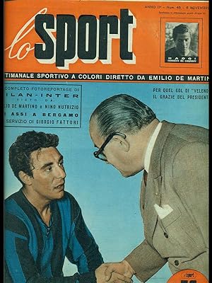Lo sport n. 45 - 6 novembre 1952