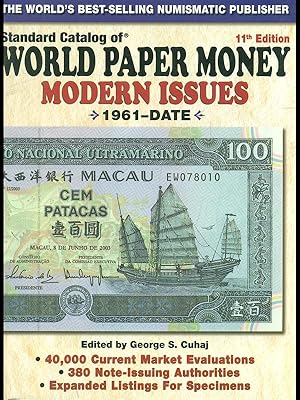 Bild des Verkufers fr World paper money modern issue. 1961 date zum Verkauf von Librodifaccia