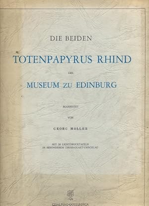 die Beiden totenpapyrus rhind des museum zu Edinburg