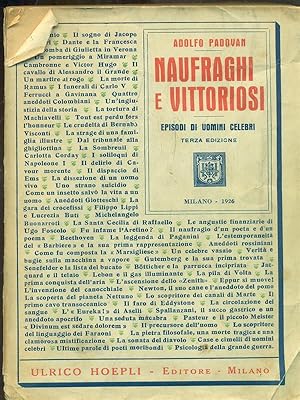 Bild des Verkufers fr Naufraghi e vittoriosi zum Verkauf von Librodifaccia