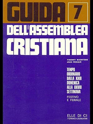 Bild des Verkufers fr Guida dell'assemblea cristiana 7 zum Verkauf von Librodifaccia