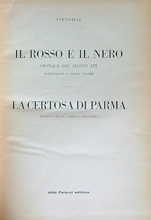 Bild des Verkufers fr Il rosso e il nero - La certosa di Parma zum Verkauf von Librodifaccia
