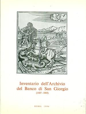 Bild des Verkufers fr Inventario dell'Archivio del Banco di San Giorgio 1407-1805 vol IV tomo 7 zum Verkauf von Librodifaccia
