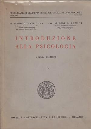 Seller image for Introduzione alla psicologia for sale by Librodifaccia