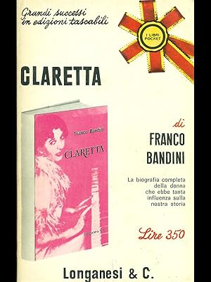 Imagen del vendedor de Claretta a la venta por Librodifaccia