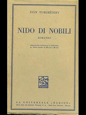 Bild des Verkufers fr Nidoi di nobili zum Verkauf von Librodifaccia