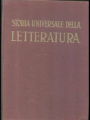 Seller image for Storia universale della letteratura vol II for sale by Librodifaccia