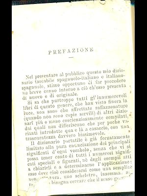 Dizionario tascabile spagnuolo-italiano e italiano-spagnuolo