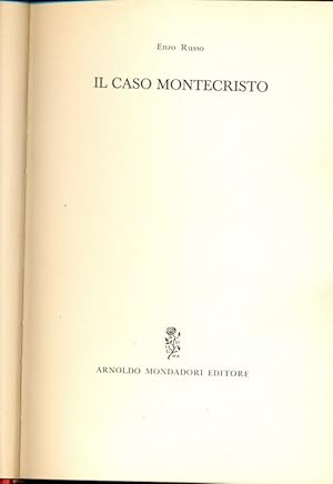 Bild des Verkufers fr il caso Montecristo zum Verkauf von Librodifaccia