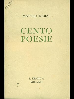 Seller image for Cento poesie for sale by Librodifaccia