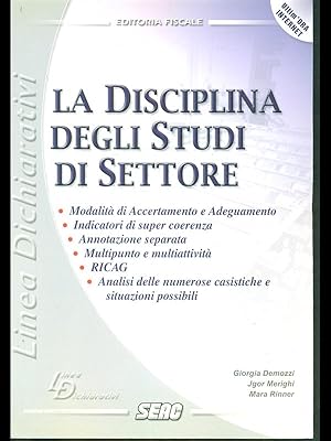 Imagen del vendedor de La disciplina degli studi di settore - studi 2006 a la venta por Librodifaccia