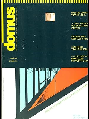 Bild des Verkufers fr Domus n 730 settembre 1991 zum Verkauf von Librodifaccia