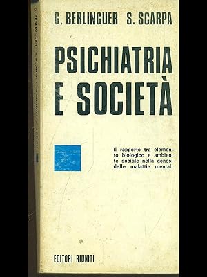 Seller image for Psichiatria e societa' for sale by Librodifaccia