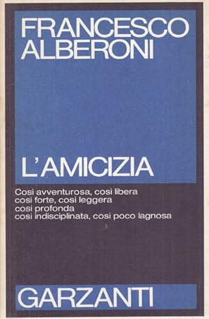 Immagine del venditore per L'amicizia. venduto da Librodifaccia