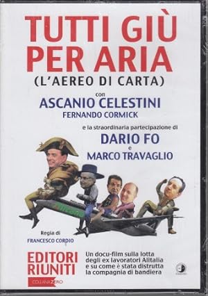 Bild des Verkufers fr Tutti giu' per aria (l'aereo di carta) - Libro + DVD zum Verkauf von Librodifaccia