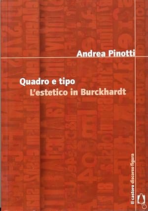Bild des Verkufers fr Quadro e tipo L'estetico in Burckhardt zum Verkauf von Librodifaccia