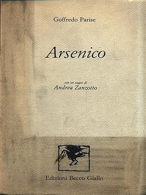 Bild des Verkufers fr Arsenico zum Verkauf von Librodifaccia