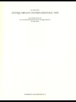 XI edizione Internazionale dell'antiquariato 1992