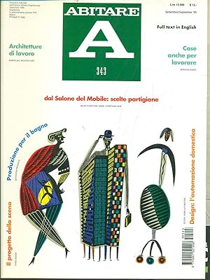 Bild des Verkufers fr Abitare n. 343/settembre 1995 zum Verkauf von Librodifaccia