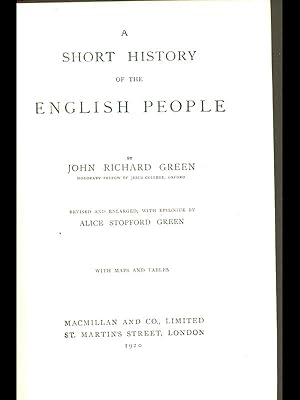 A short history of the english people