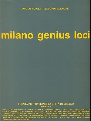 Bild des Verkufers fr Milano genius loci zum Verkauf von Librodifaccia