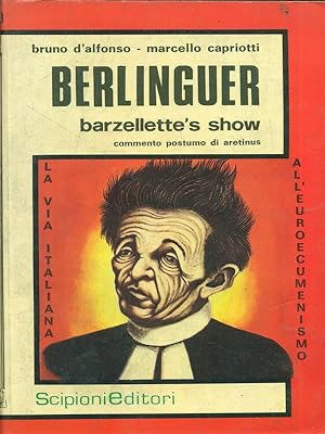 Bild des Verkufers fr Berlinguer barzellette's show zum Verkauf von Librodifaccia