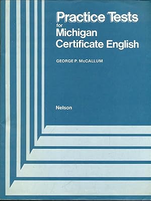 Imagen del vendedor de Practice tests for Michigan Certificate english a la venta por Librodifaccia