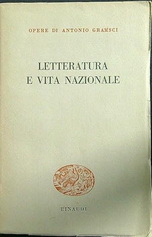 Imagen del vendedor de Letteratura e vita nazionale a la venta por Librodifaccia