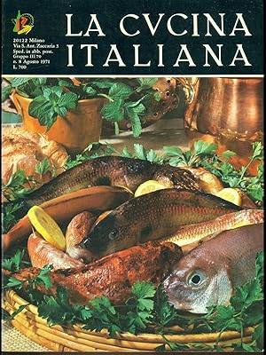 Immagine del venditore per La cucina italiana n.8 agosto 1971 venduto da Librodifaccia