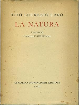 Immagine del venditore per La natura venduto da Librodifaccia