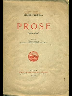 Prose (1880-1890)