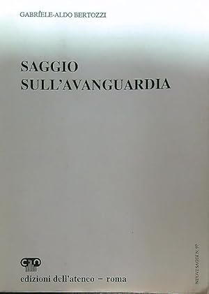 Bild des Verkufers fr Saggio sull'avanguardia zum Verkauf von Librodifaccia
