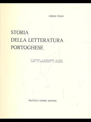 Immagine del venditore per Storia della letteratura portoghese venduto da Librodifaccia